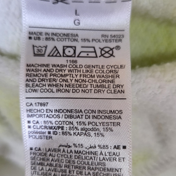 Old Navy Women's Tie-Dye Sweater - Green and White Size L - Picture 2 of 5